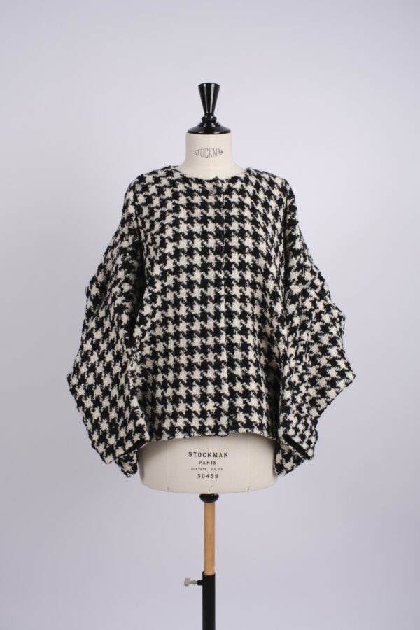 Veste motif pied-de-poule