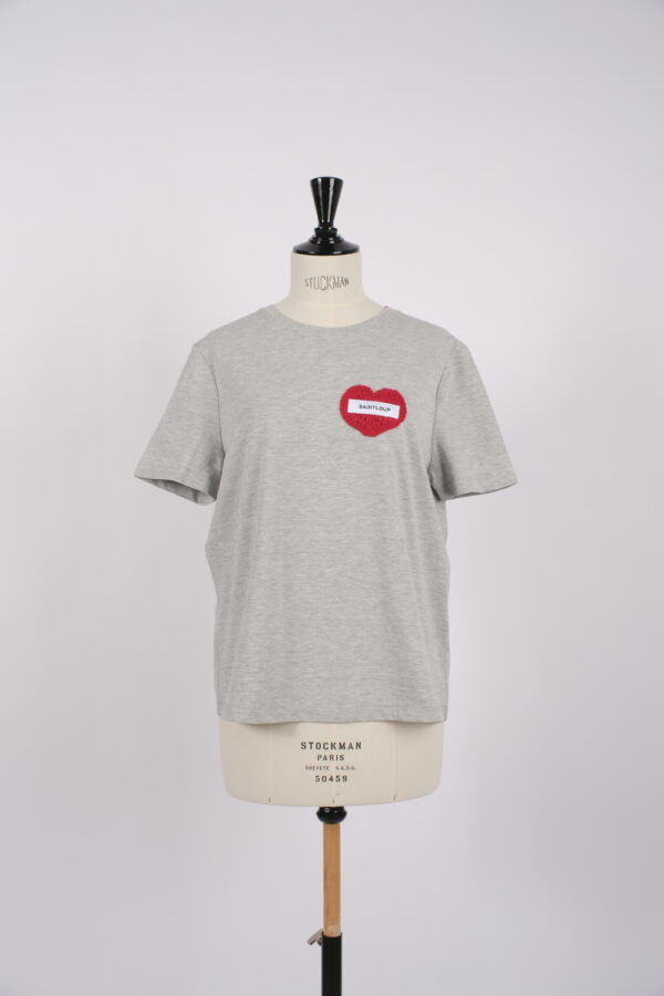 T-shirt gris Saint(Loup) Valentin