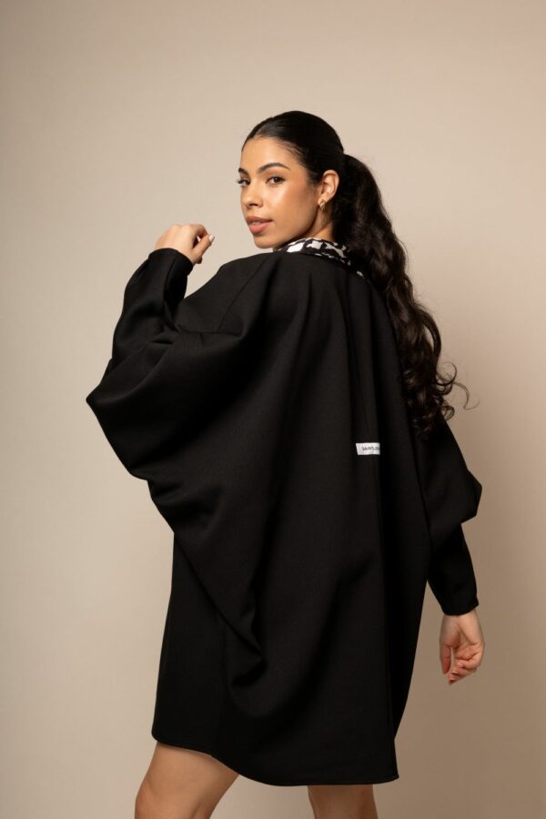 ROBE CHEMISE OVERSIZE NOIRE – Image 2