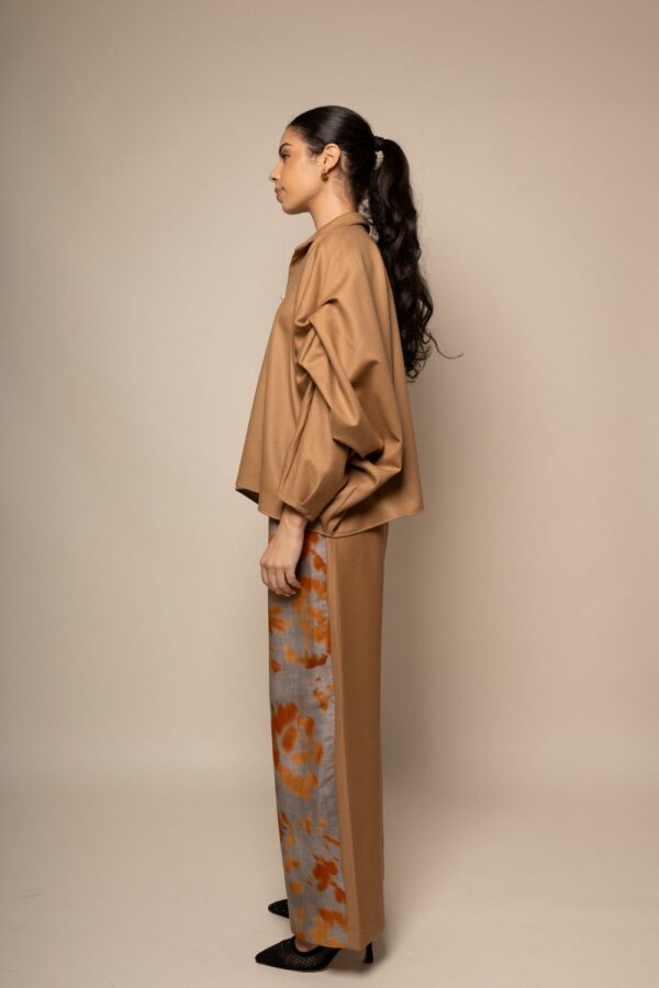 CHEMISIER OVERSIZE CARAMEL – Image 4