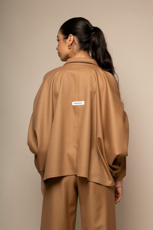 CHEMISIER OVERSIZE CARAMEL – Image 3