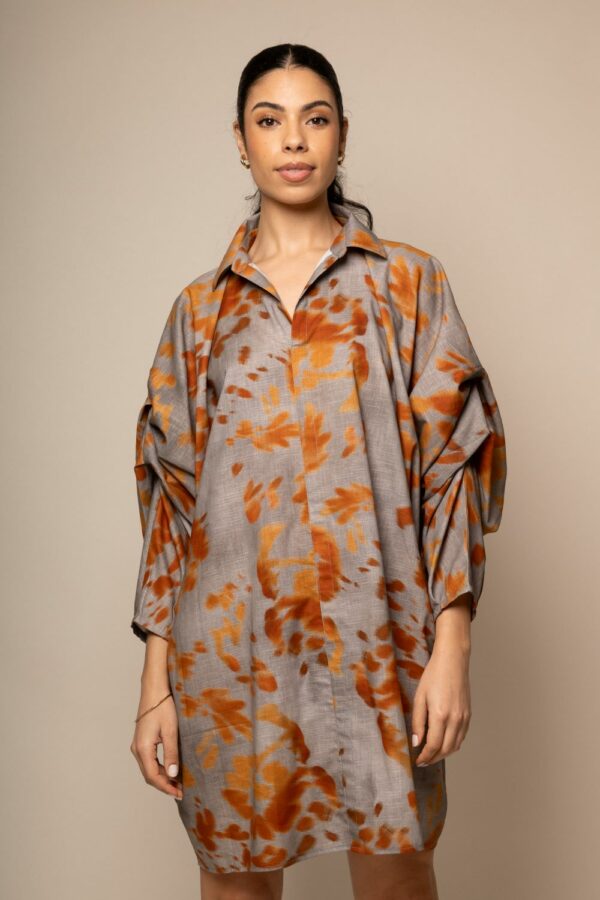 ROBE CHEMISE OVERSIZE IMPRIMÉE
