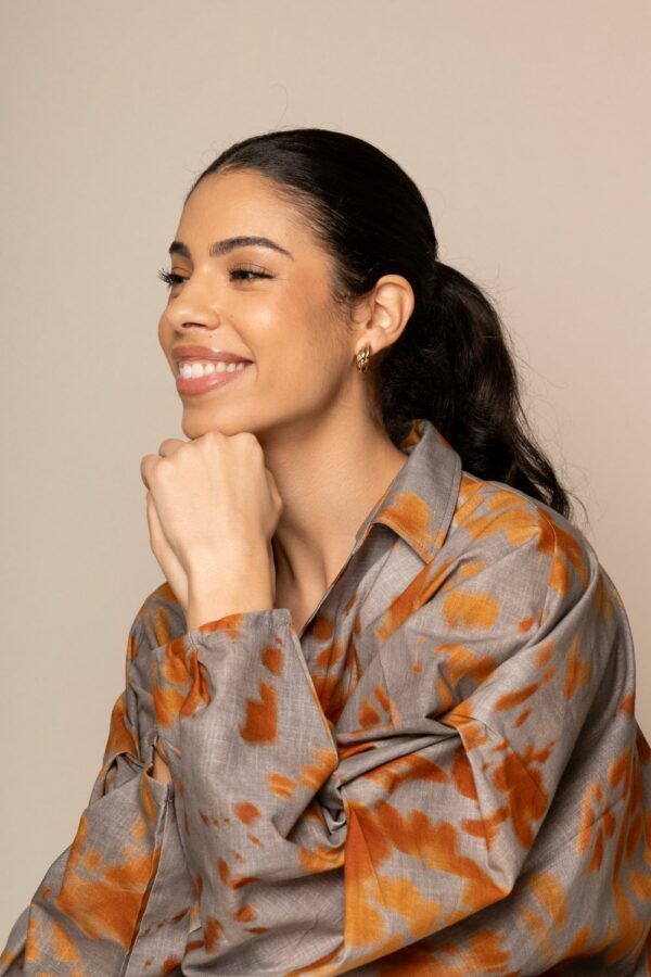 ROBE CHEMISE OVERSIZE IMPRIMÉE – Image 3