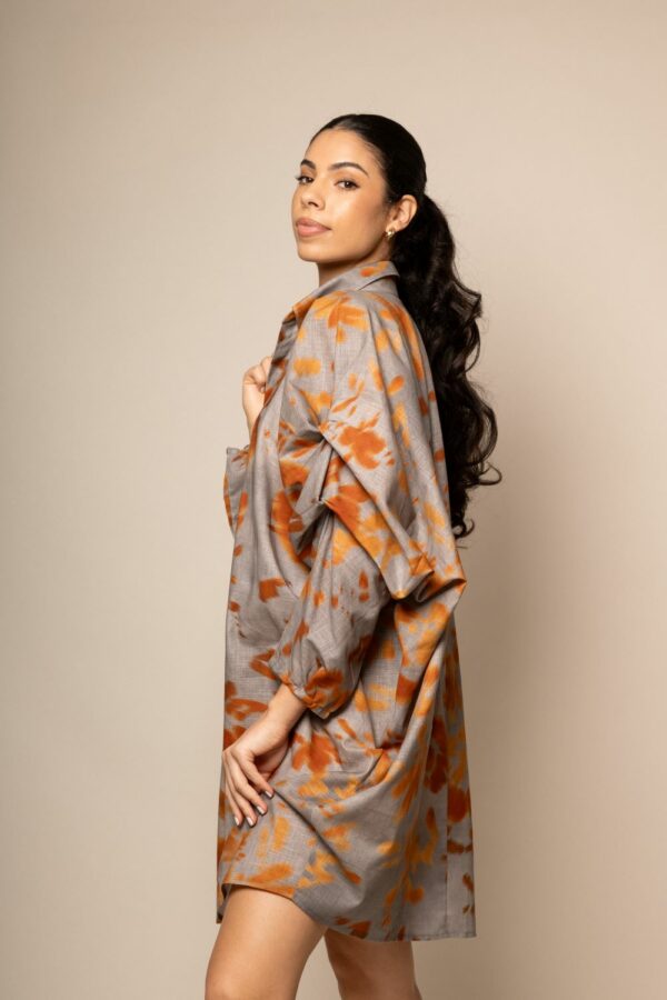 ROBE CHEMISE OVERSIZE IMPRIMÉE – Image 4