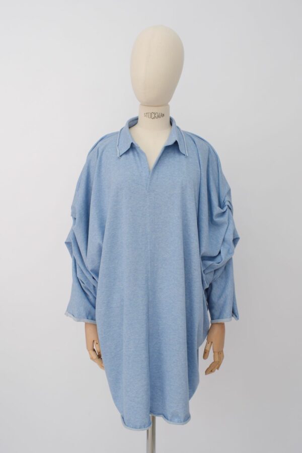 Robe Jersey - Bleu Chiné