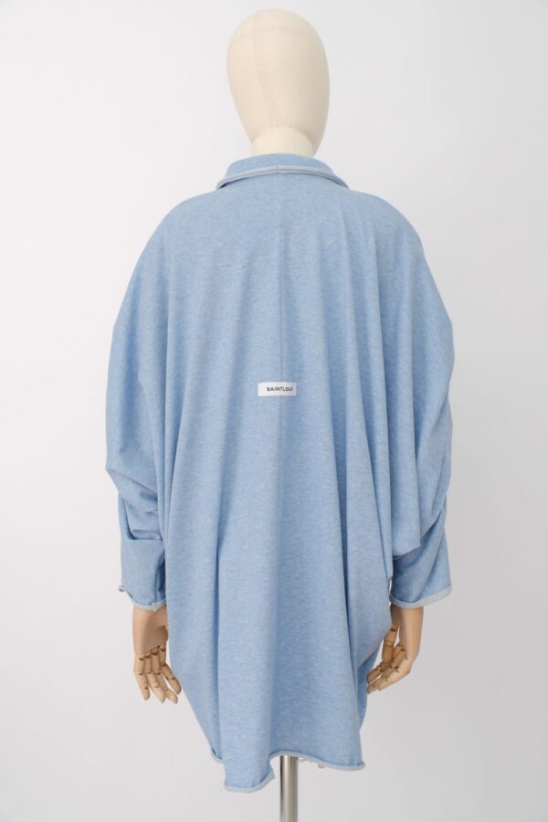 Robe Jersey - Bleu Chiné – Image 2