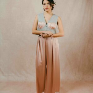 Pantalon Palazzo Satin