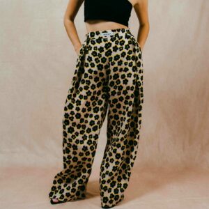 Pantalon Barrel Imprimé