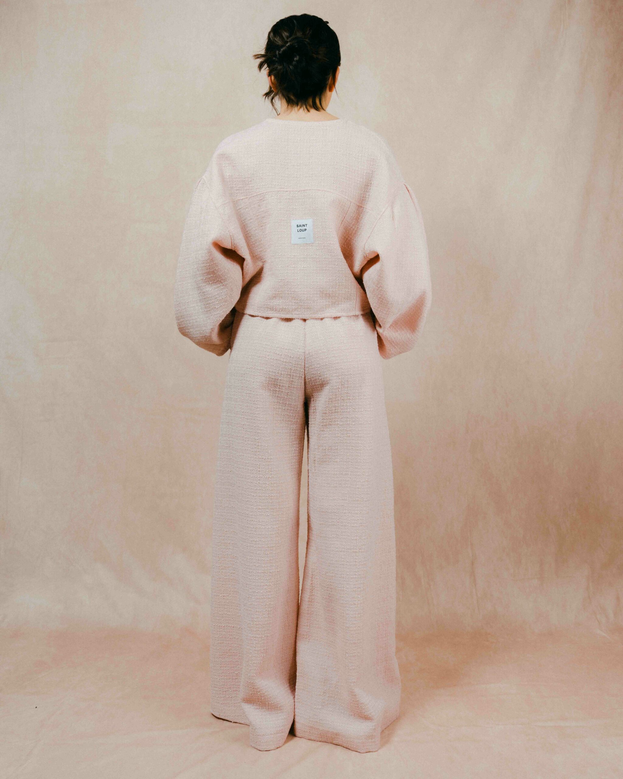 Pantalon Palazzo Tweed – Image 2