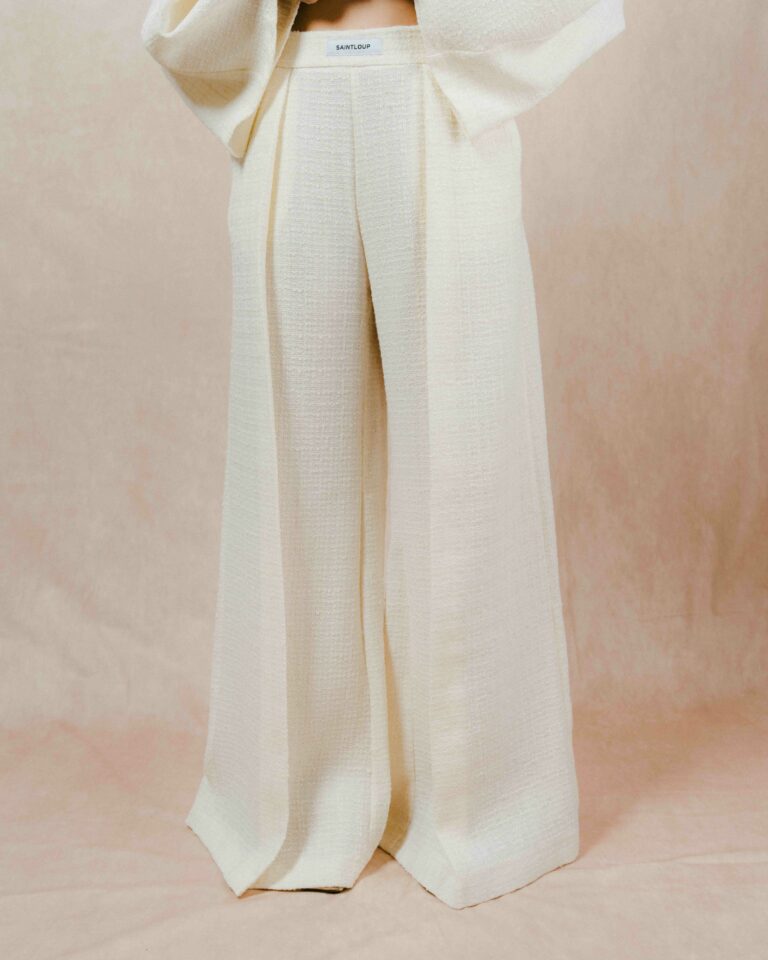 Pantalon Palazzo Tweed