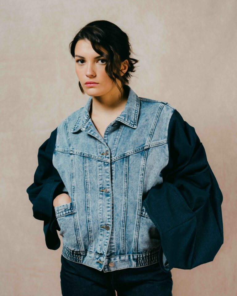Veste Denim Ample