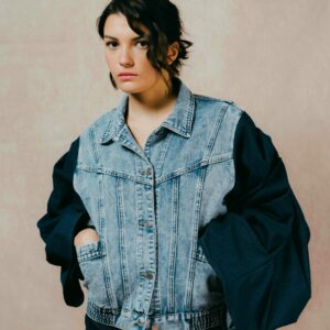 Veste Denim Ample